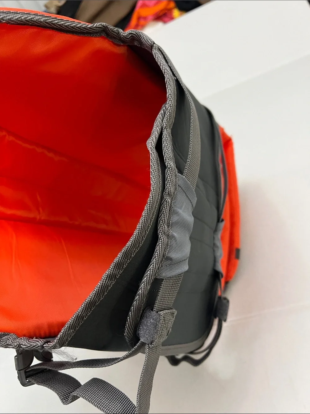 Outward Hound High-Visibility Orange & Gray Dog Life Jacket with Grab Handle L